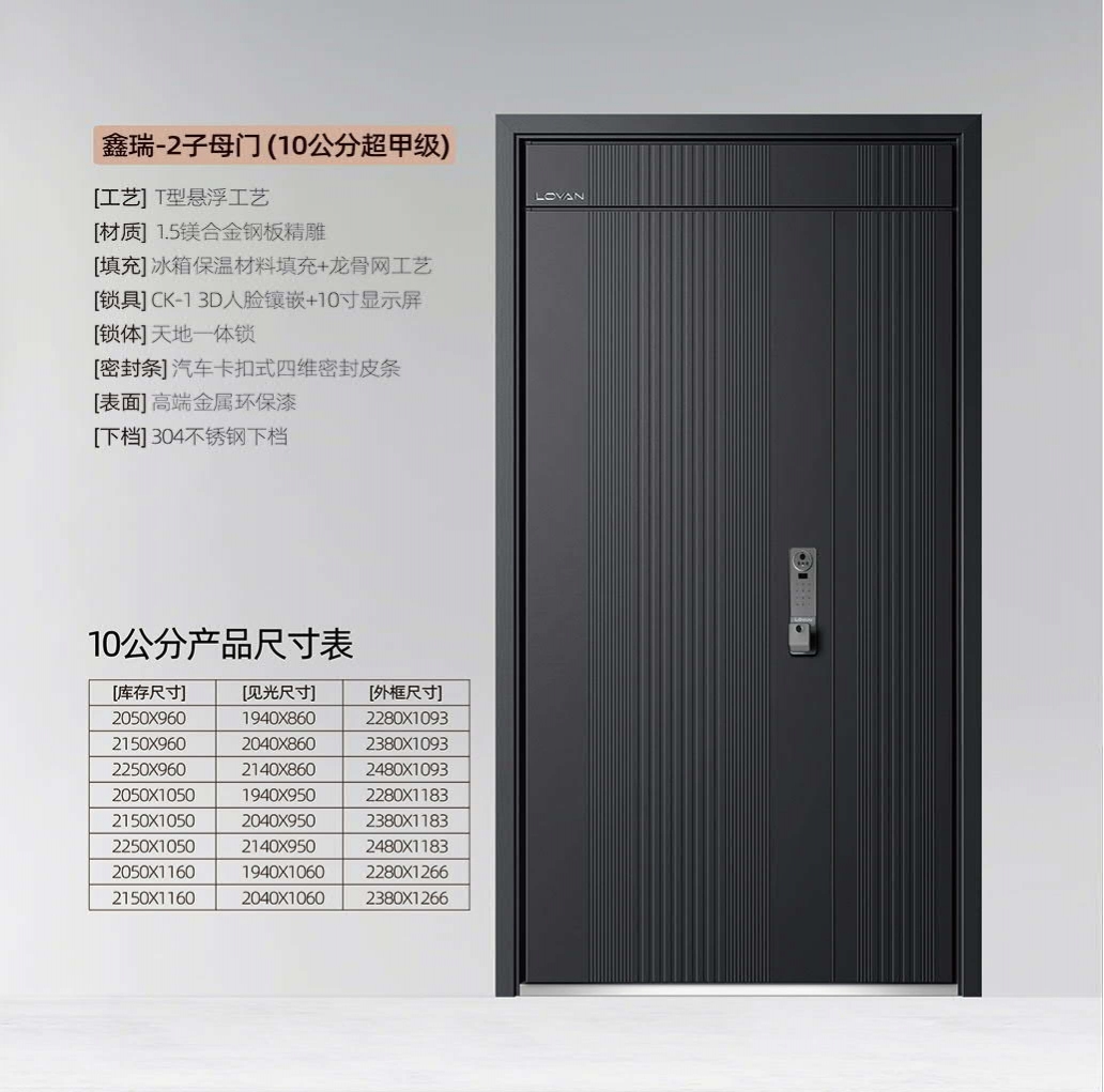 鑫瑞-2子母門